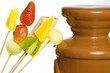 Chocolate fondue Chocolate fondue