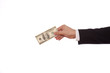 money in hand