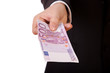 money in hand