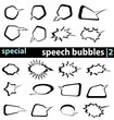 speech bubbles set