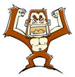 cartoon orangutang