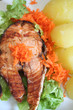 Salmão - Batatas cozidas - salmon - boiled potatoes - saumon Salmão - Batatas cozidas - salmon - boiled potatoes - saumon