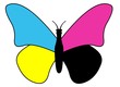 CMYK Butterfly
