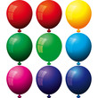 Set of balloons