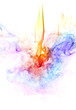 Colorful smoke