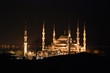 Blaue Moschee bei Nacht