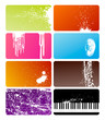 Grunge cards