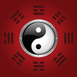 Vector: yin yang yin yang