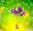 Happy easter firework Happy easter firework