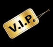 VIP access golden badge
