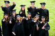 happy graduation students