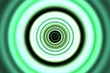 Green glowing target - digital animation Green glowing target - digital animation