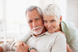 Photo: A romantic senior old couple enjoying together A romantic senior old couple enjoying together