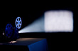 Projector beam of light