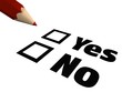checkbox yes no