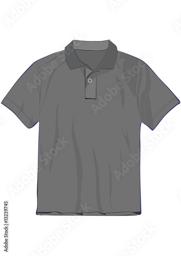 white and black polo t shirt