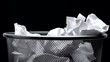 Filling The Trash Bin - Time Lapse