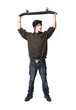 Boy with a skateboard