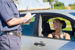 Photo: driver begging traffic police not to give ticket driver begging traffic police not to give ticket