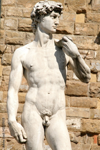 Florenz, David von Michelangelo, Piazza d.Signoria,Toskana