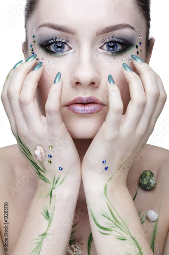Foto: beautiful mermaid girl beautiful mermaid girl