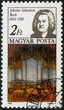 Hongrie, Timbre postal. Johann Sebastien Bach. 1685-1750.
