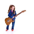 Young girl with guitar