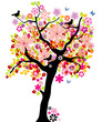 Blooming tree