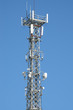 Communication antenna tower and repeater equipment