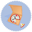 time of the pizza