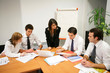 Photo en ligne au meilleur prix r�union de travail avec ordinateur portable