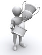 man with cup