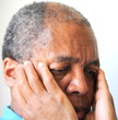 Depression of an african american male.