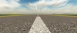 Asphalt road speed panoramic