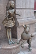 characters of the book Buratino near puppet theater in Kiev characters of the book Buratino near puppet theater in Kiev