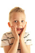 Surprised boy