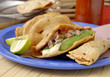 Quesadillas de pescado estilo tradicional. Veracruz, México. Quesadillas de pescado estilo tradicional. Veracruz, México.