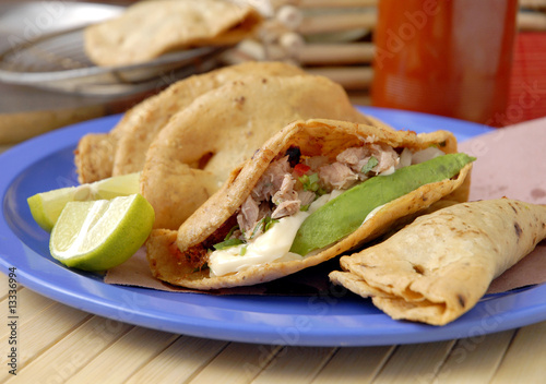 Photo: Quesadillas de pescado estilo tradicional. Veracruz, México. Quesadillas de pescado estilo tradicional. Veracruz, México.