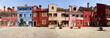 Panoramique sur l'île de Burano - Venise, Italie