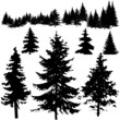 Photo en ligne au meilleur prix Pine Tree Silhouettes