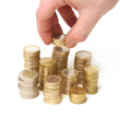 Columnas de monedas