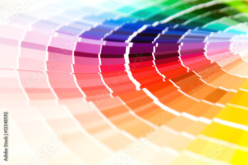 Photo: color guide close-up color guide close-up