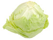 Iceberg lettuce isolated on white background