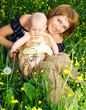 Mother and baby