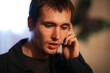 Young man thinking