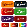 Tickets spectacles