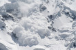 snow avalanche..