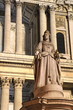 Statue Reine Victoria face à la Cathédrale Saint Paul - Londres