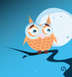 roleta: Owl on tree