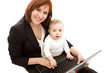 Photo en ligne au meilleur prix Businesswoman with baby